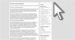 Desktop Screenshot of domainnamenblog.ch