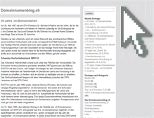 Tablet Screenshot of domainnamenblog.ch